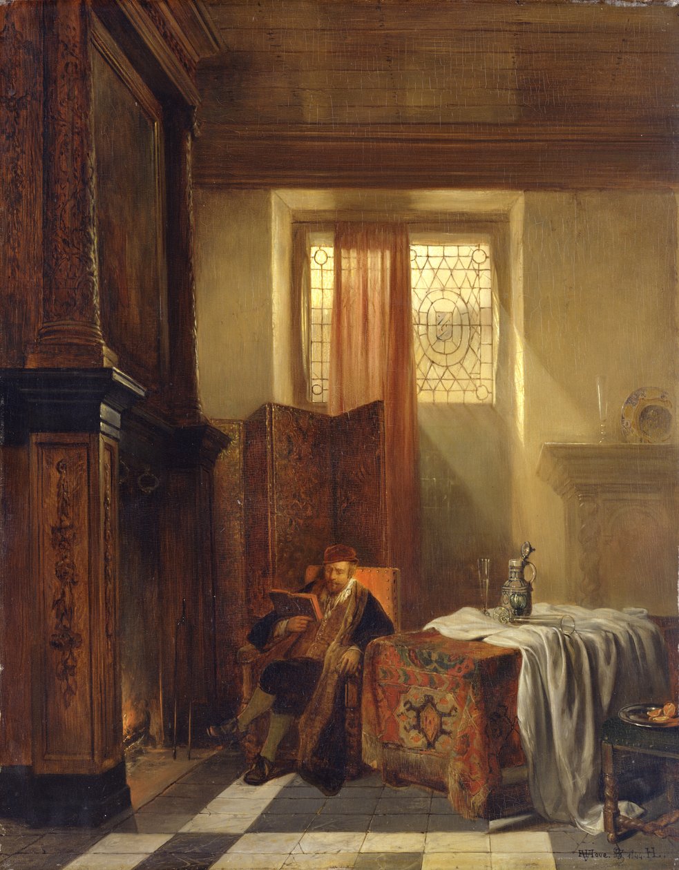 Filosof, 1844 od Hubertus van Hove