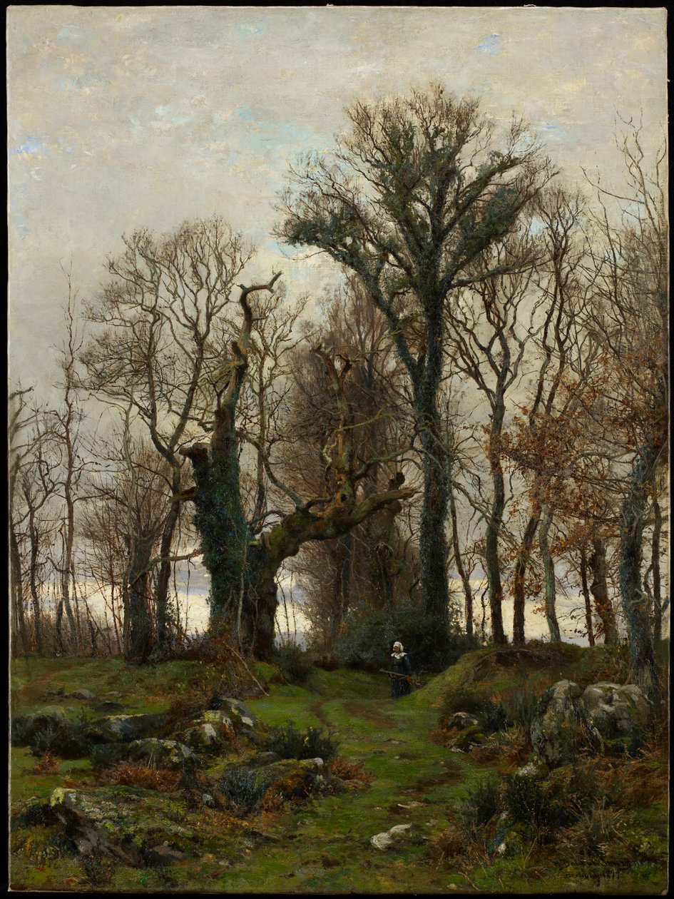 Edge of the Moor, Bretaň, 1877 od Hugh Bolton Jones