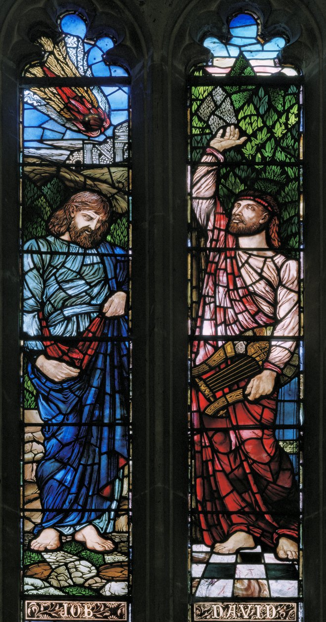 Langport, All Saints, Belham & Co, Hugh Arthur Kennedy, Job & David, 1879 od Hugh Arthur Kennedy