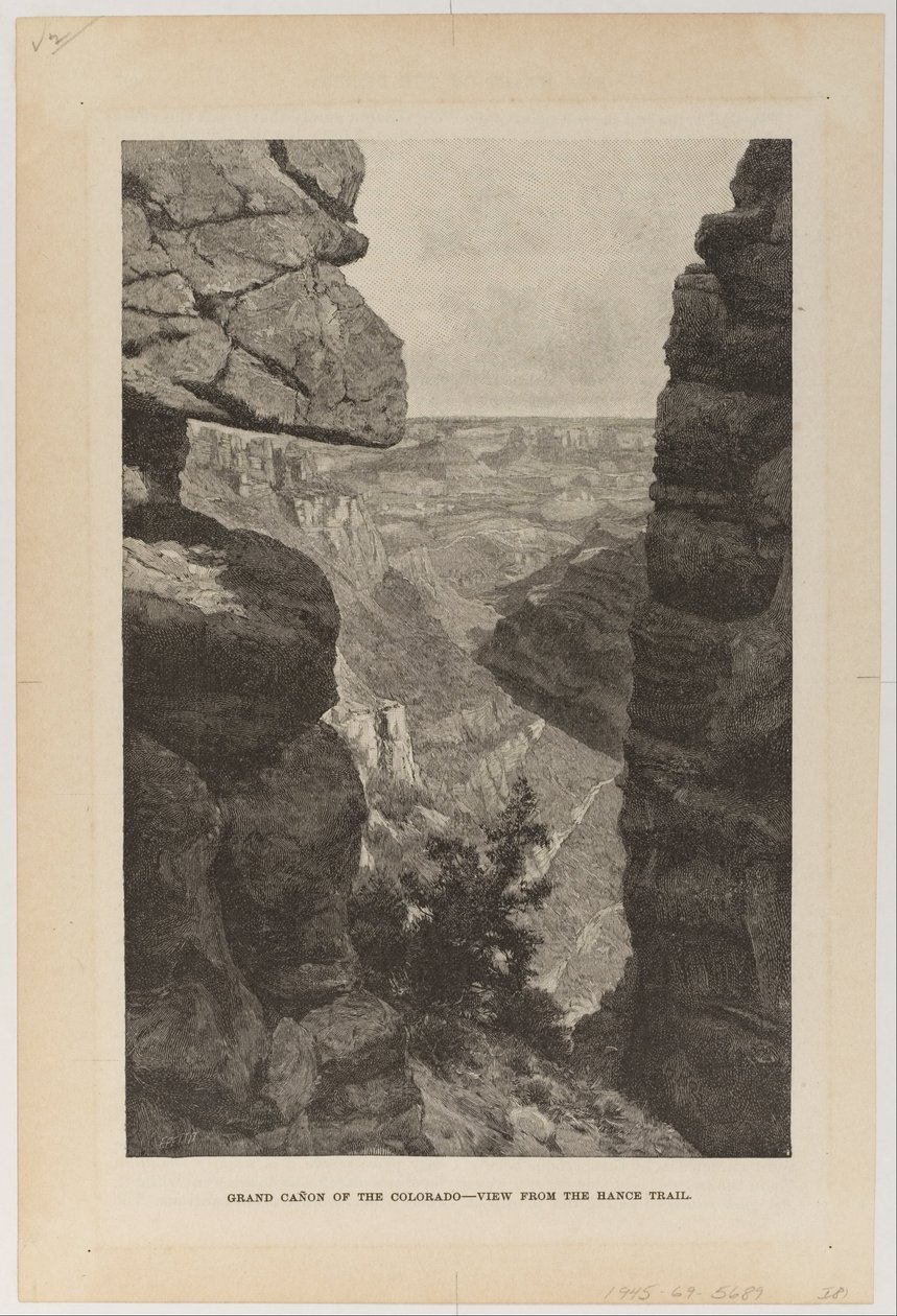 Grand Canyon of Colorado, Pohled z Hance Trail od Hugh Bolton Jones