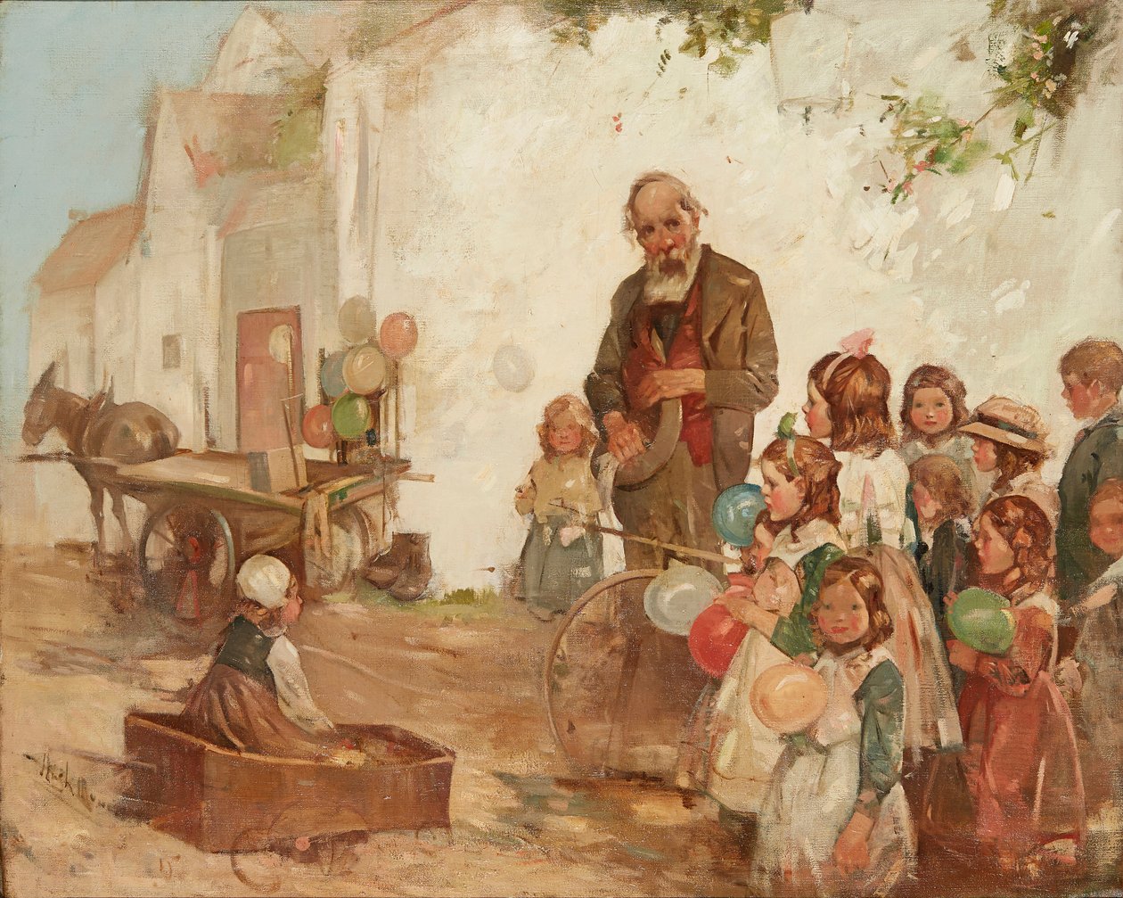 The Gundy Man (olej na plátně) od Hugh Munro