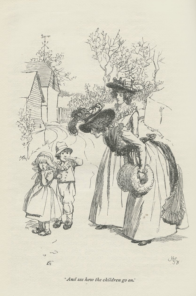 A podívejte se, jak děti pokračují, 1896 od Hugh Thomson
