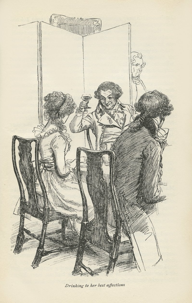 Pije podle svých nejlepších náklonností, 1896 od Hugh Thomson