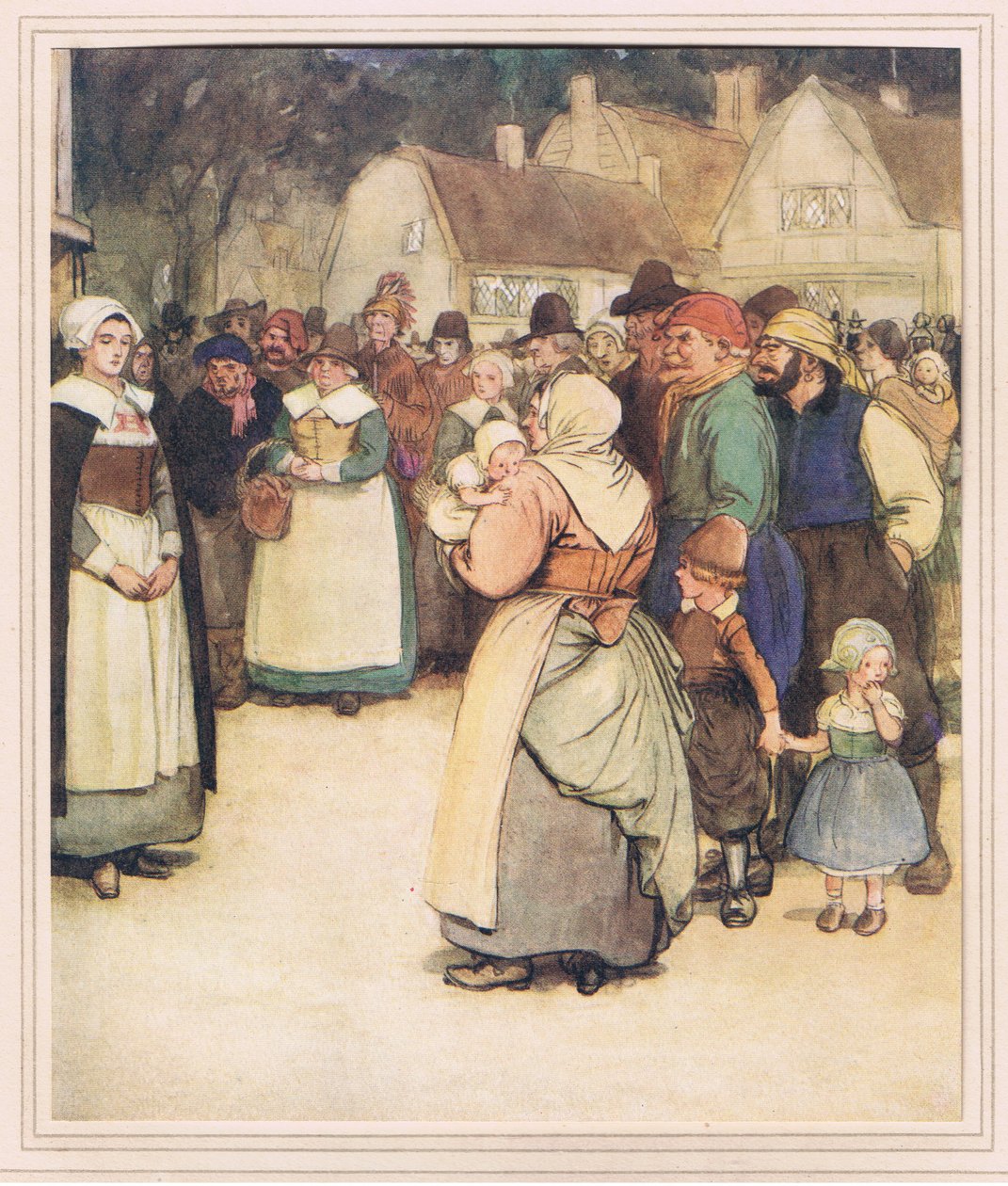 Hester u paty lešení od Hugh Thomson