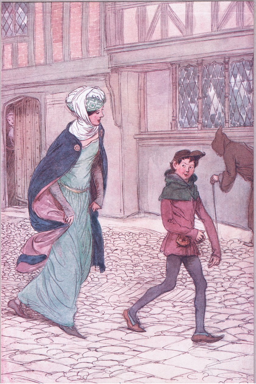 „Měl jsem raději klid, jít před tebou jako muž, než ho následovat jako trpaslík“, ilustrace z 