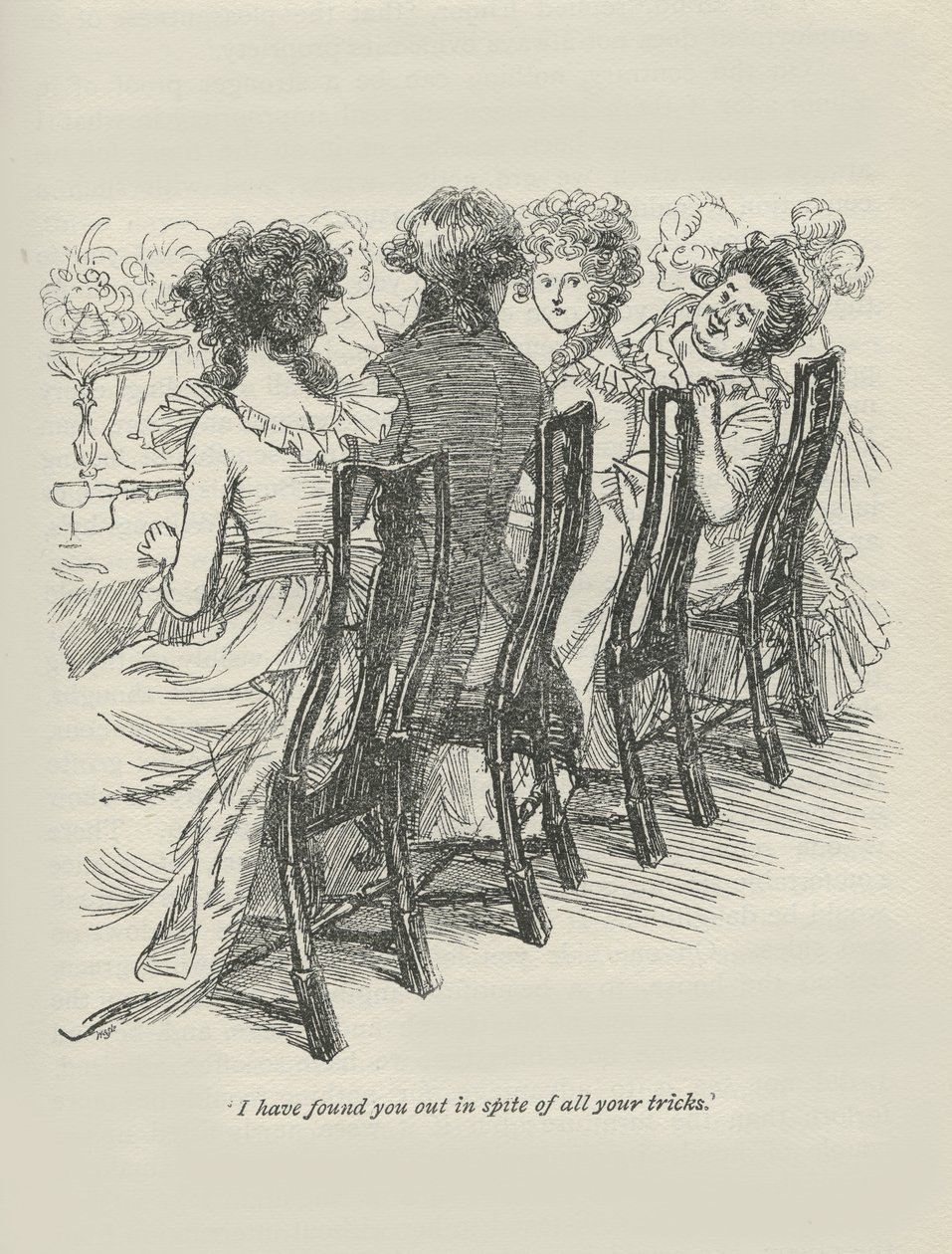 Našel jsem tě navzdory všem tvým trikům, 1896 od Hugh Thomson