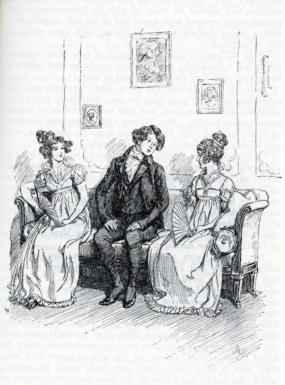 Ilustrace pro "Emma" od Jane Austen (ilustrace) od Hugh Thomson