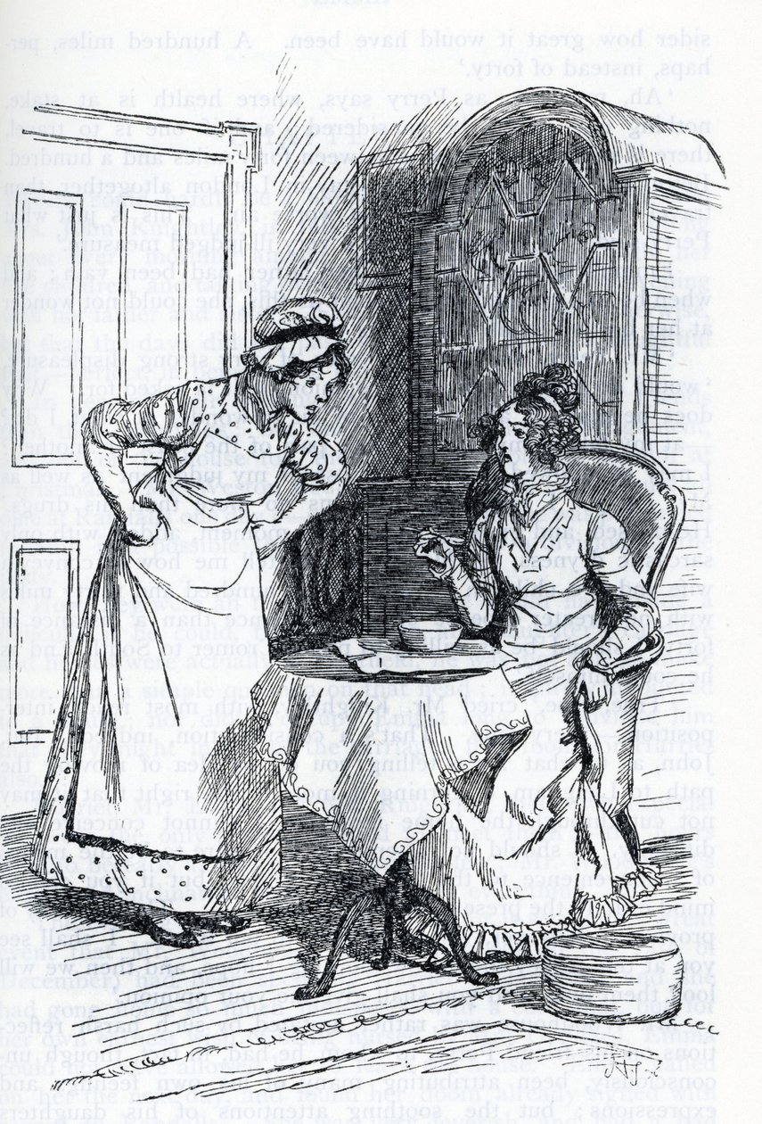 Ilustrace pro "Emma" od Jane Austen (ilustrace) od Hugh Thomson