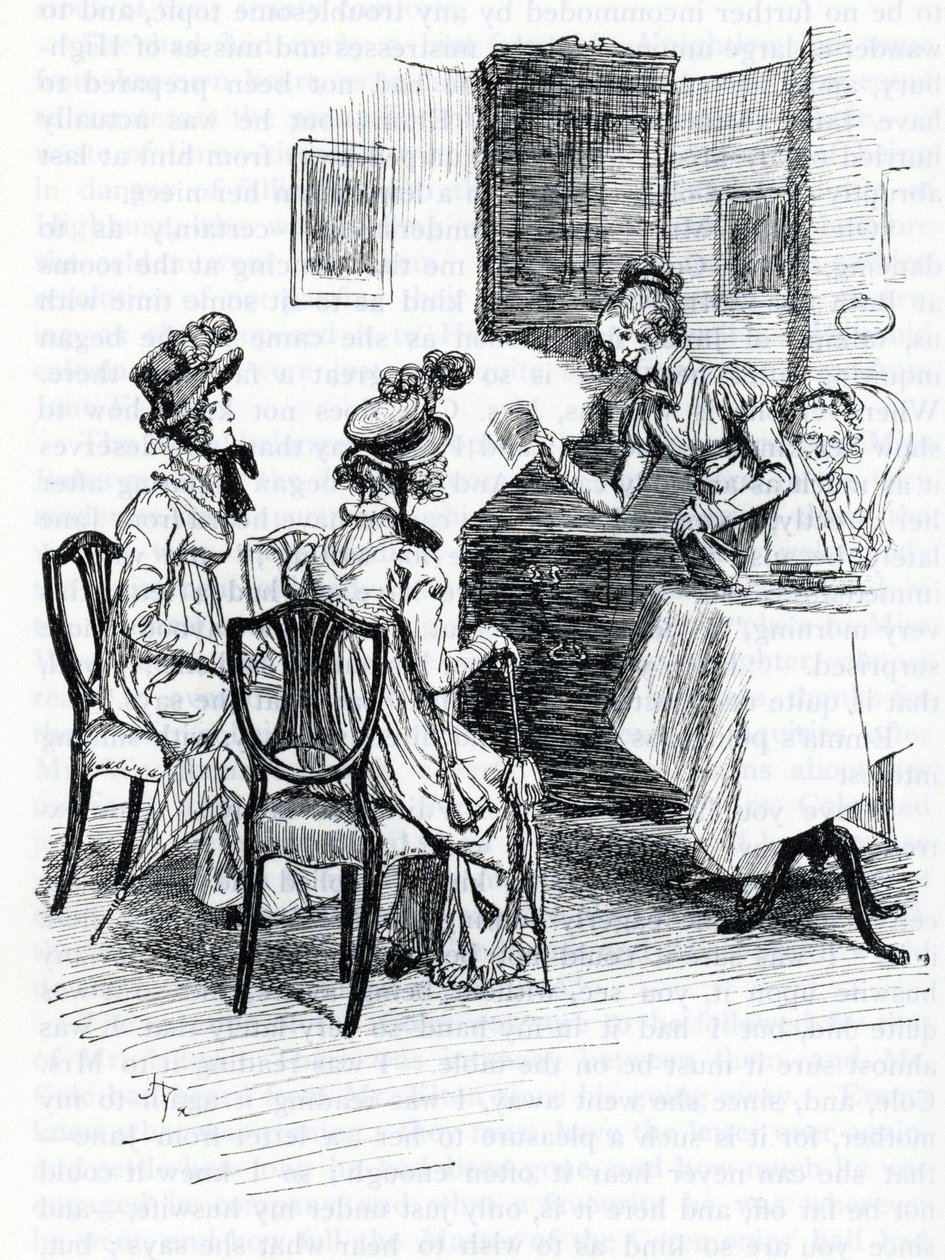 Ilustrace pro "Emma" od Jane Austen (ilustrace) od Hugh Thomson