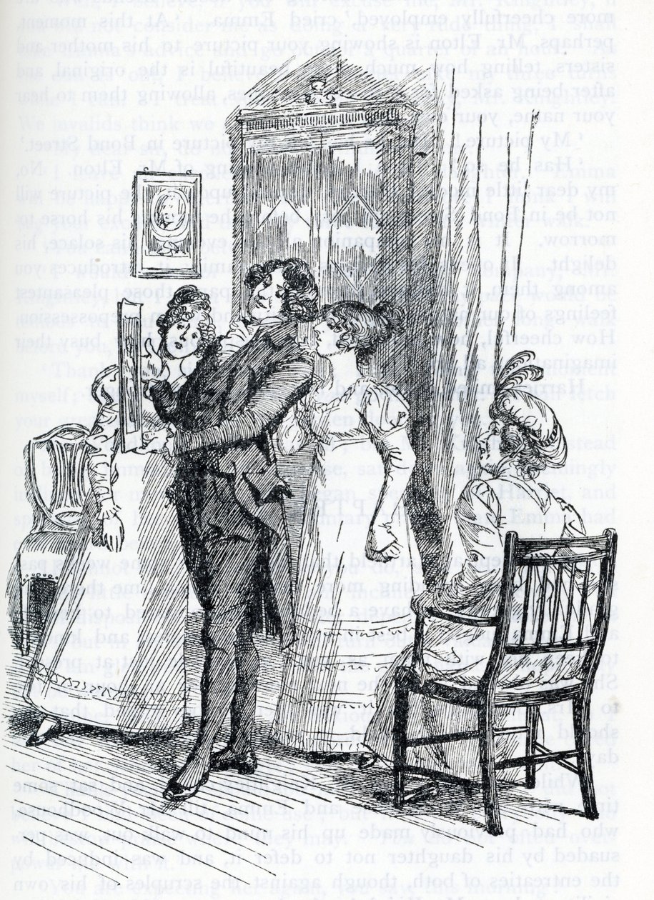 Ilustrace pro "Emma" od Jane Austen (ilustrace) od Hugh Thomson