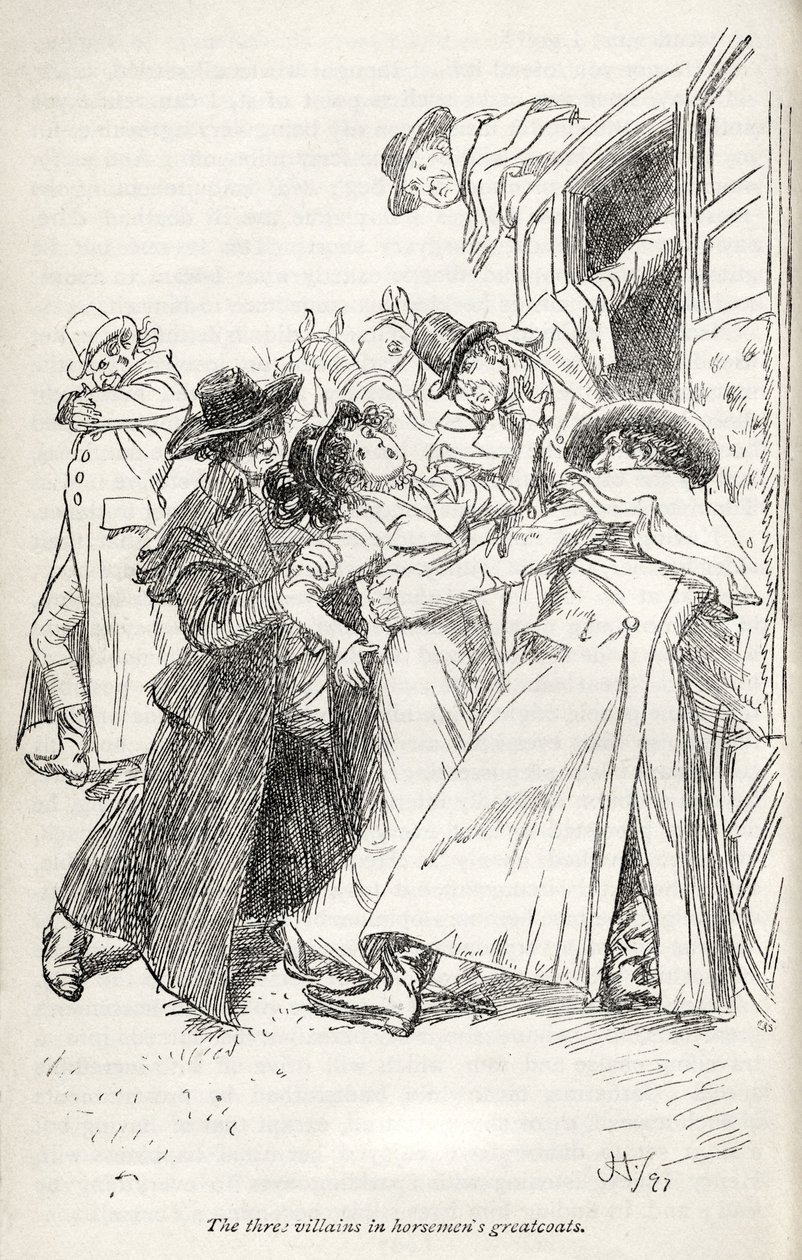 Román Jane Austenové "Northanger Abbey" - od Hugh Thomson