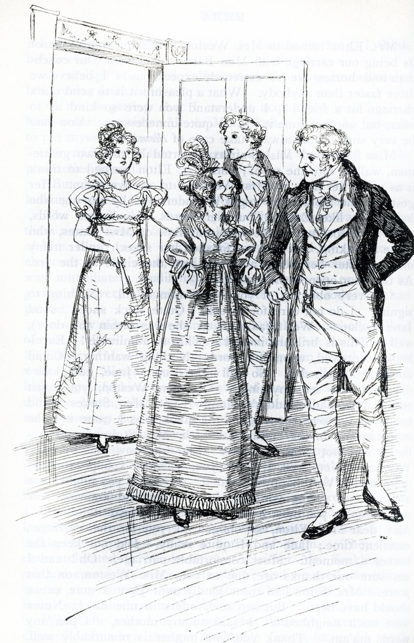 "Bál v Crown Inn" (ilustrace) od Hugh Thomson