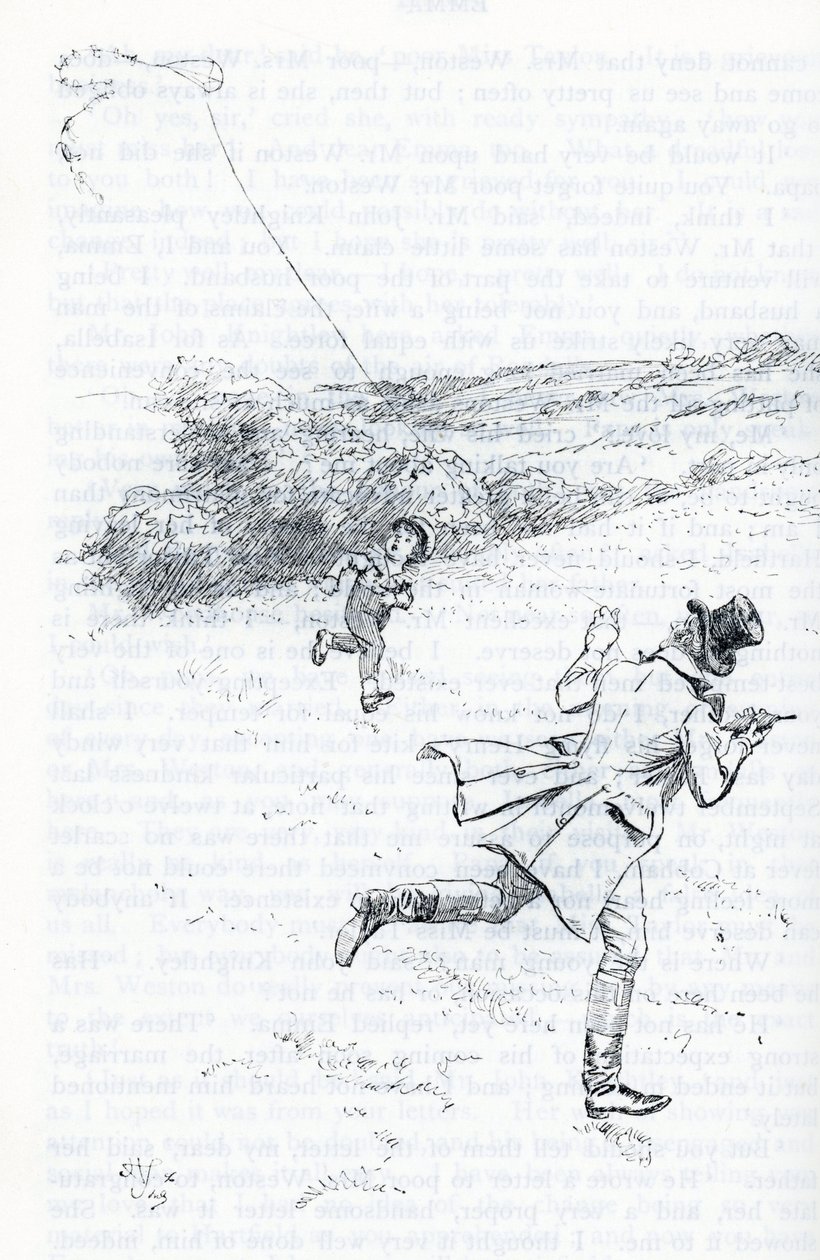 „Pan Knightley pouštějící draka“ od Hugh Thomson