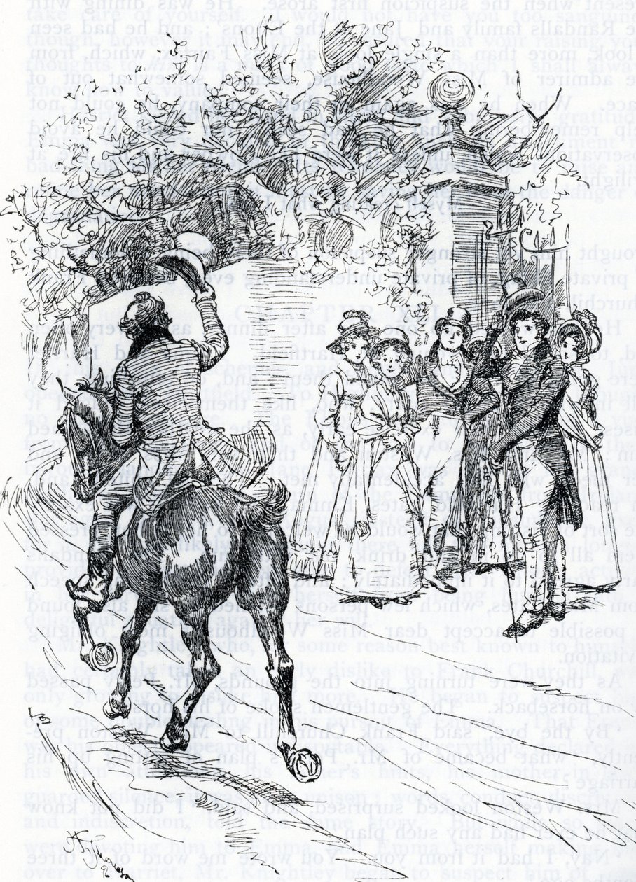 "Pan Perry passant a cheval" (ilustrace) od Hugh Thomson