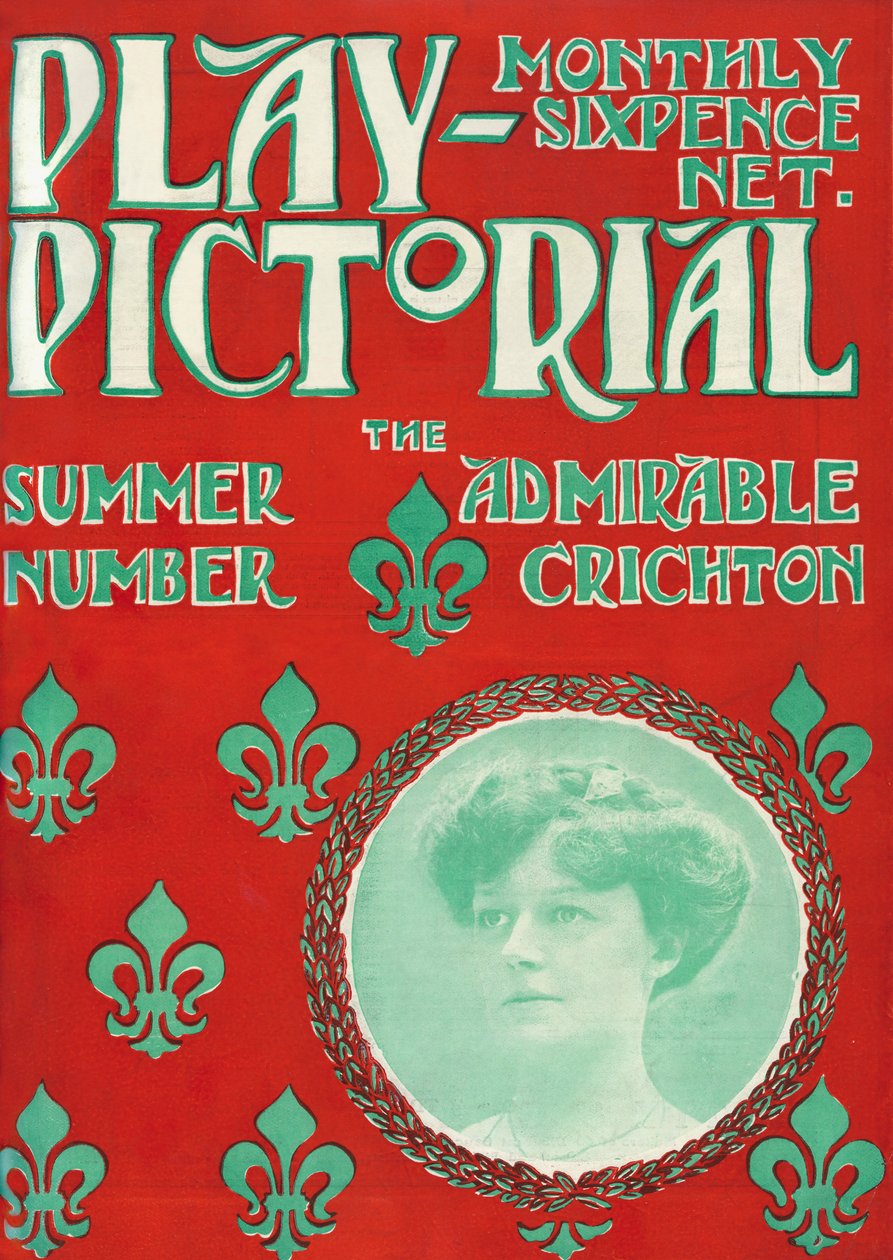 Play Picture Cover - J M Barrie The Admirable Crichton od Hugh Thomson