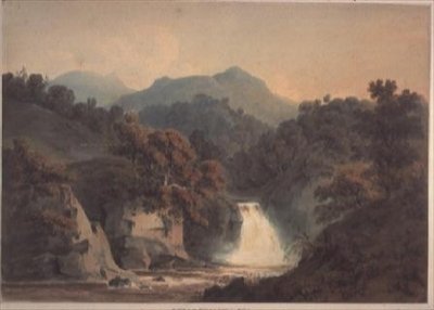 Pohled na Bran, poblíž Dunkeld od Hugh William Williams