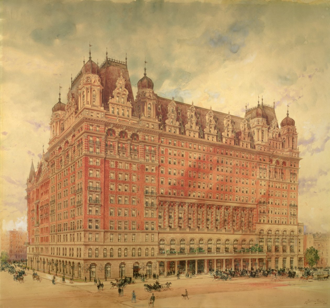 Hotel Waldorf Astoria, 1896 od Hughson Frederick Hawley