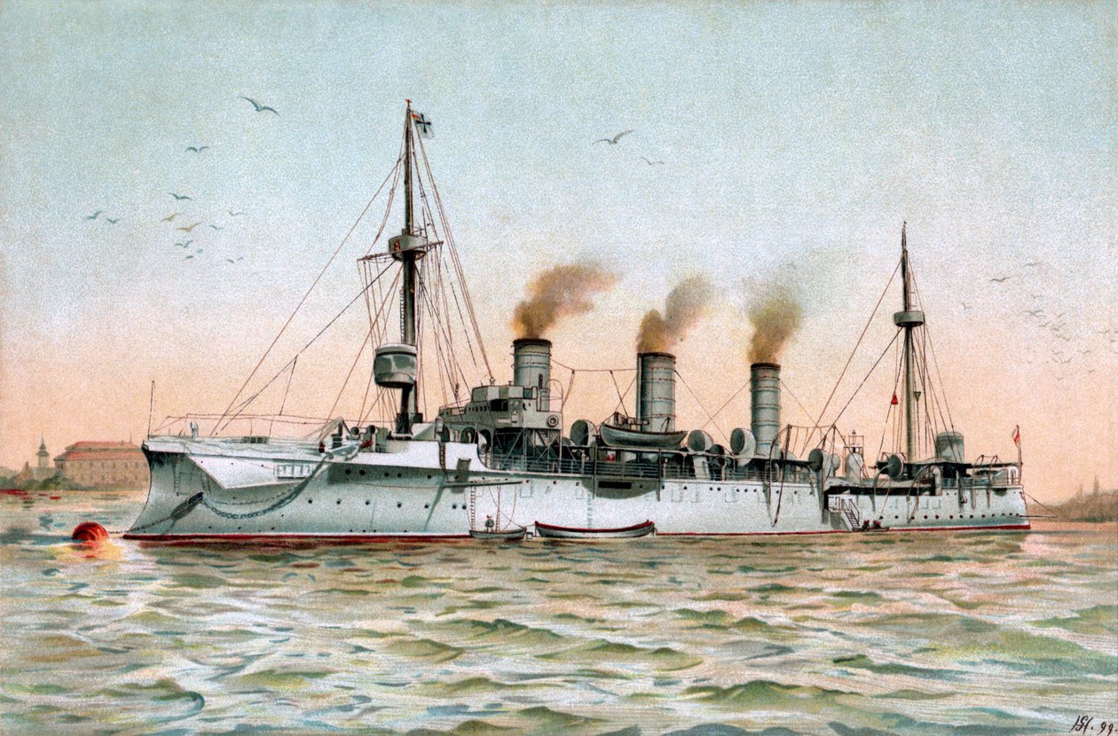 S.M. Malý křižník Gefion od Hugo Graf