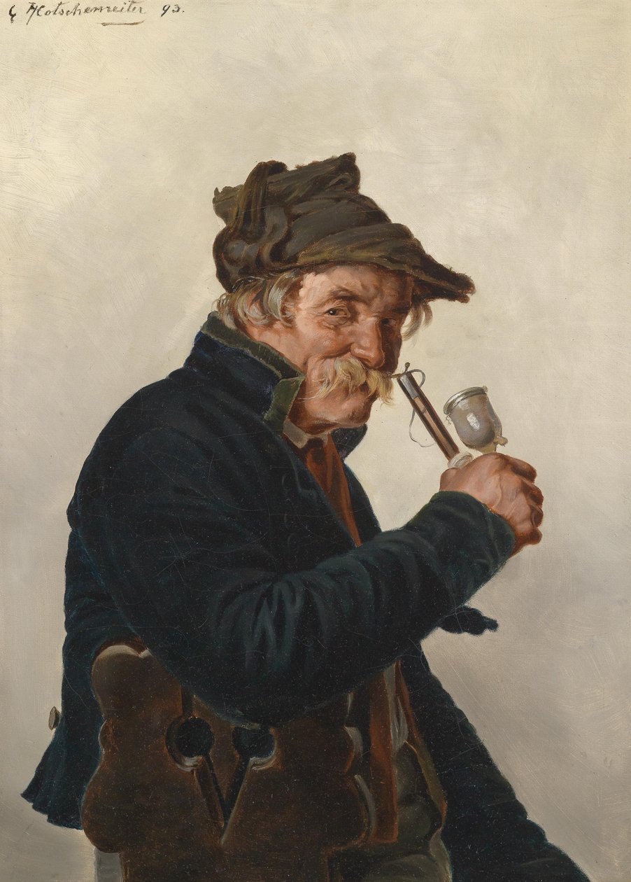 Kuřák dýmky od Hugo Kotschenreiter