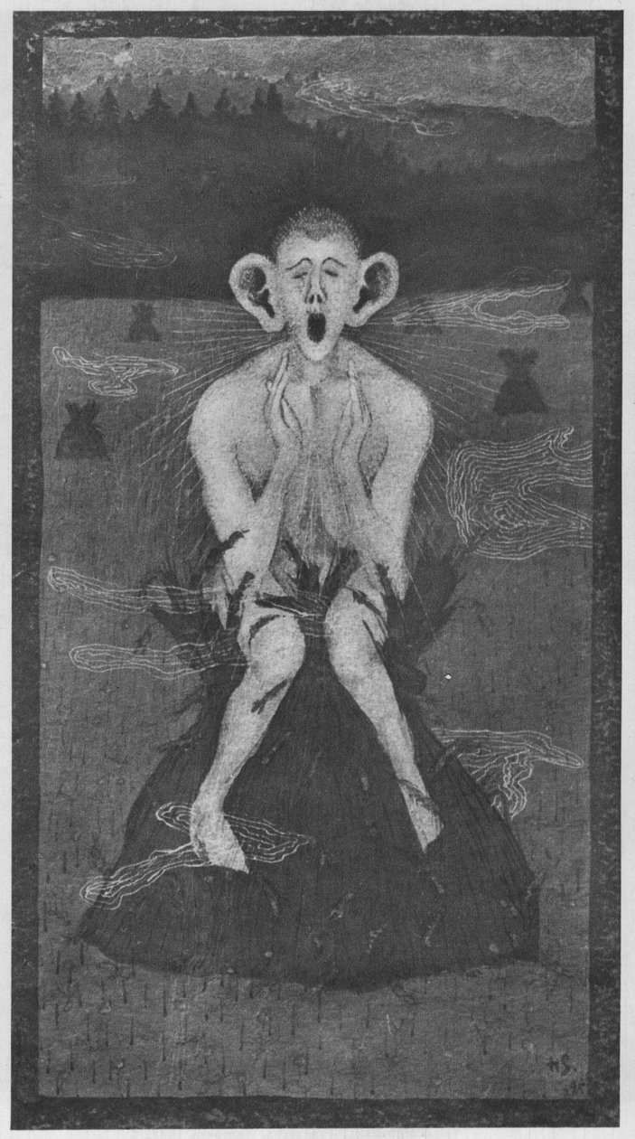 Mráz. Popis podle zdrojů od Hugo Simberg