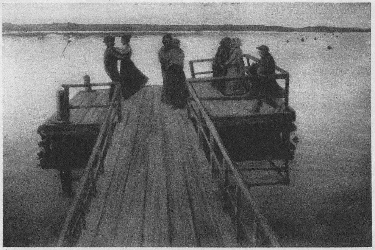 Tanec na přistávací ploše. Popis podle zdrojů od Hugo Simberg