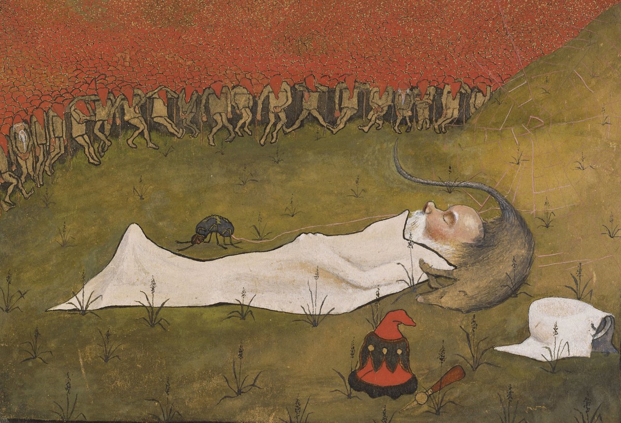 Král skřítek spí od Hugo Simberg