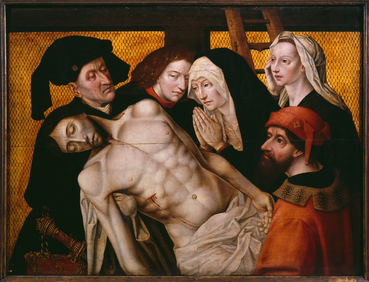 Sestup z kříže, kolem roku 1525 od Hugo van der Goes