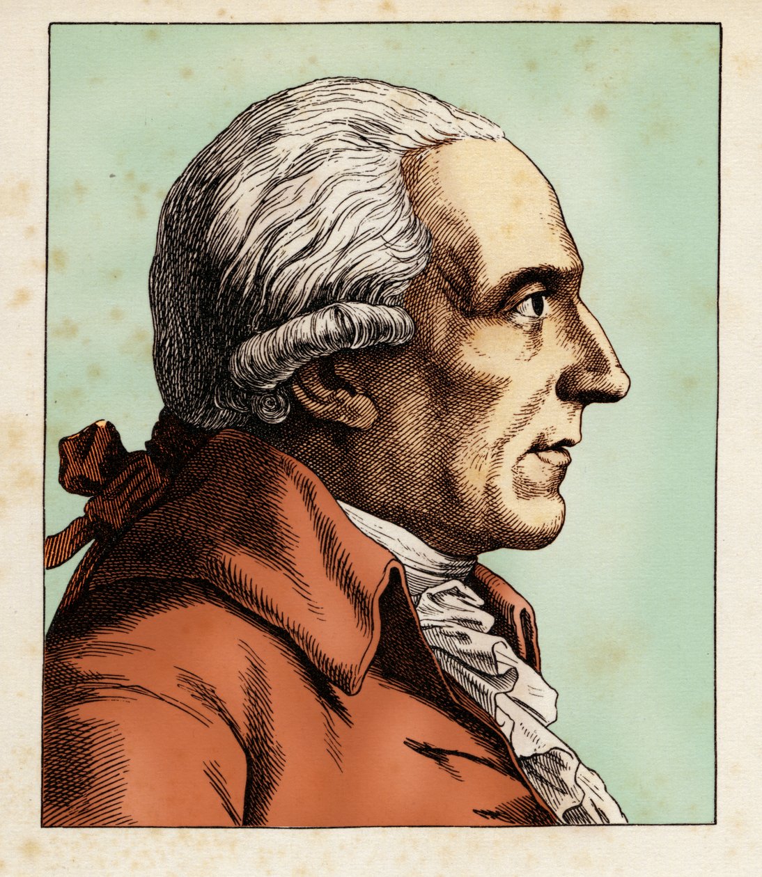 Christian GARVE (7. ledna 1742 - 1. prosince 1798), 1854 (rytina) od Hugo Bürkner