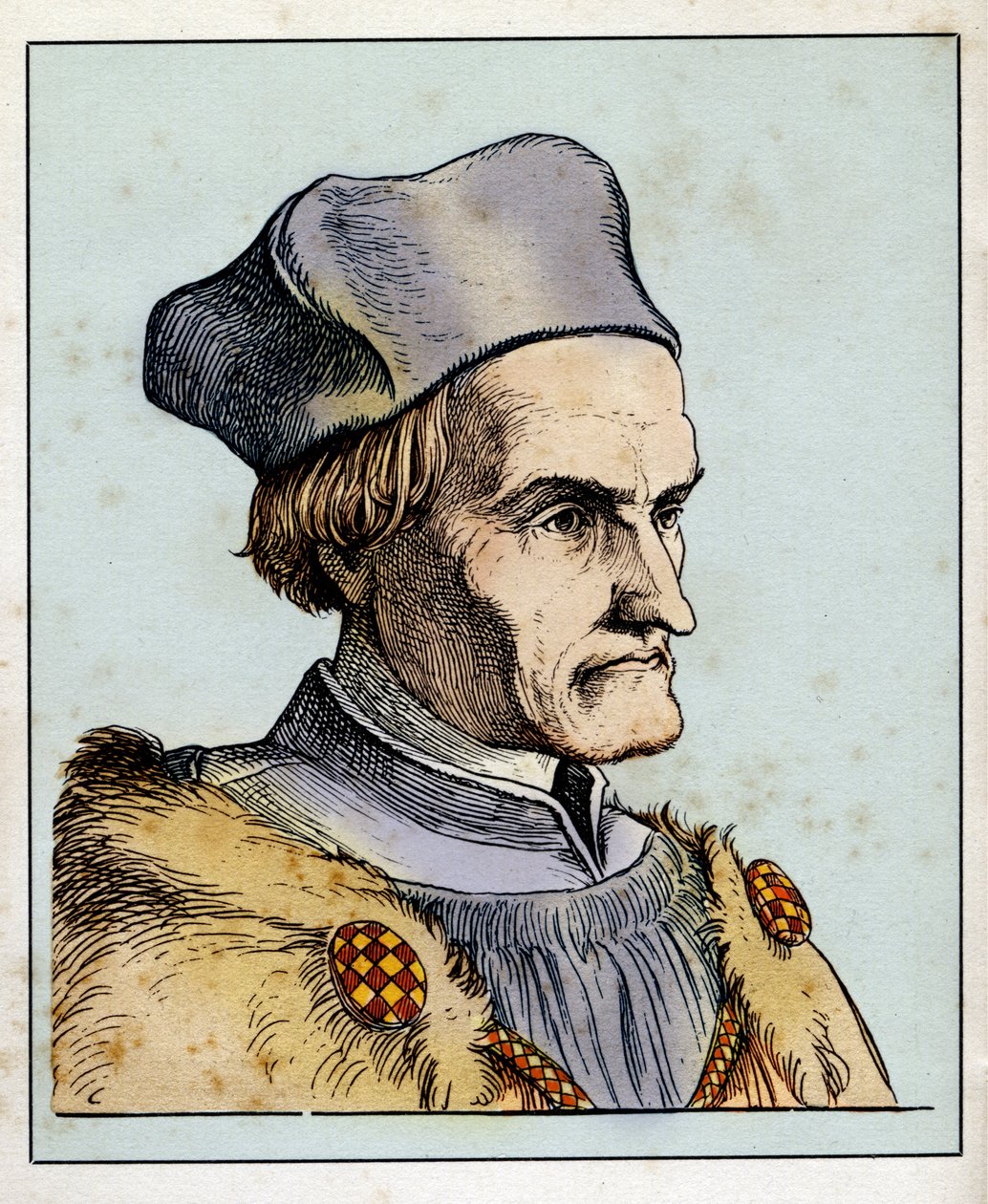 Jean Geiler de Kaysersberg - Johann Geiler VON KAYSERSBERG (1445-1510) od Hugo Bürkner