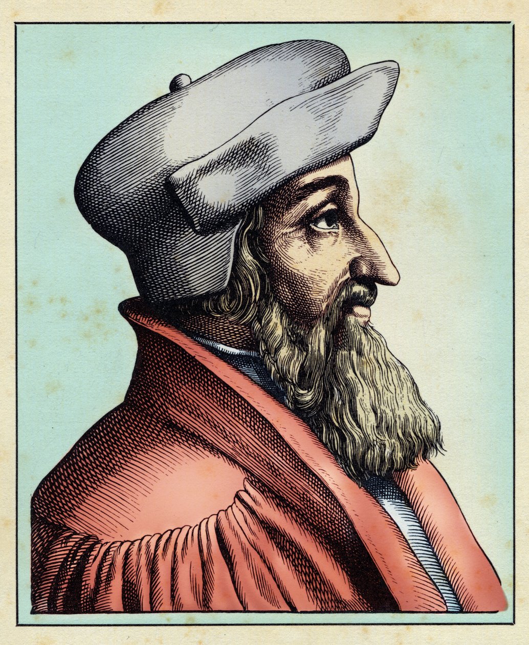 Jean Husschin dit Îcolampade - John ECOLAMPADE (1482-1531) od Hugo Bürkner