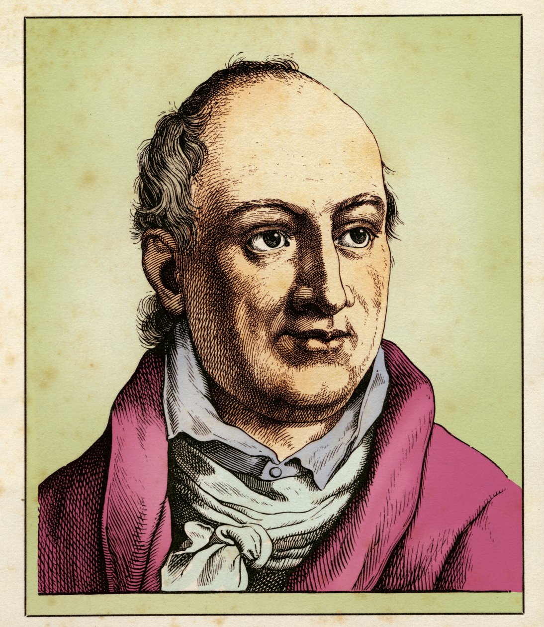 Salomon GESSNER (1. dubna 1730-2. března 1788) 1854 (rytina) od Hugo Bürkner