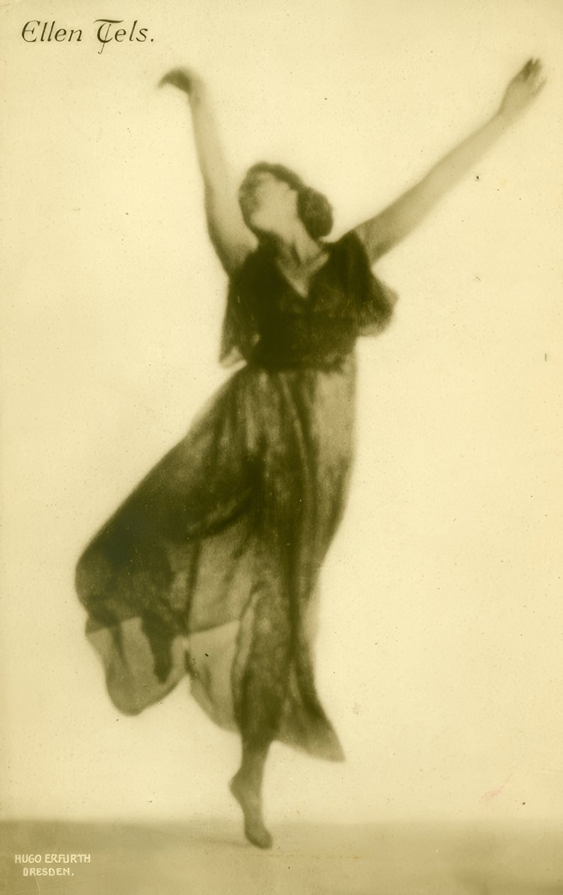 Ellen Tels / Fotopostkarte od Hugo Erfurth