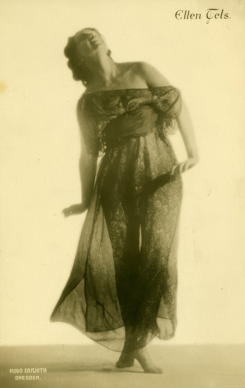 Ellen Tels / Fotopostkarte od Hugo Erfurth