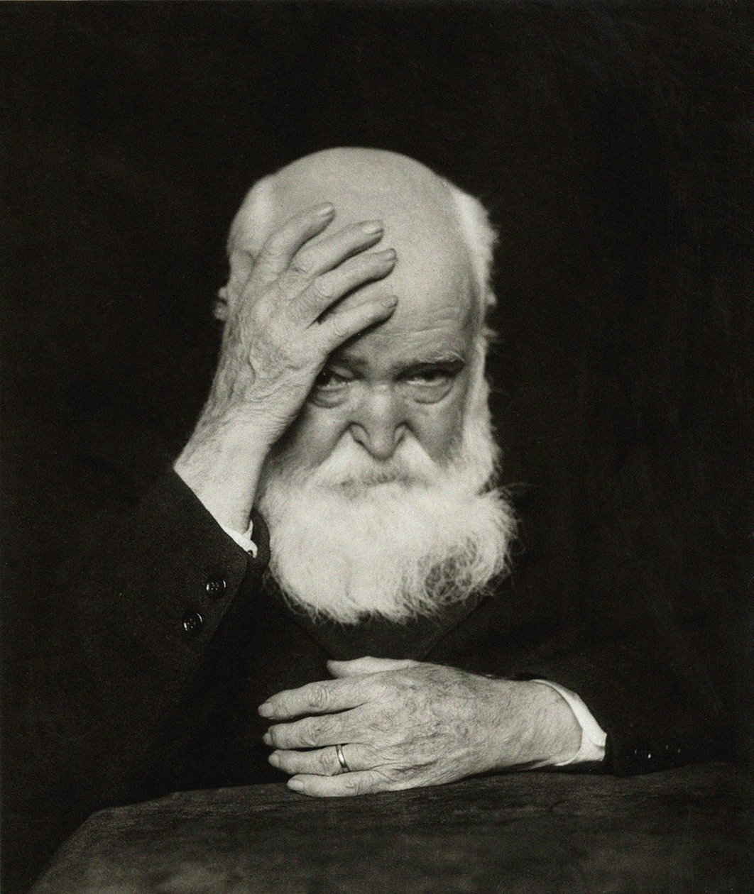 Portrét umělce Hanse Thomy 1839-1924, 1920. od Hugo Erfurth