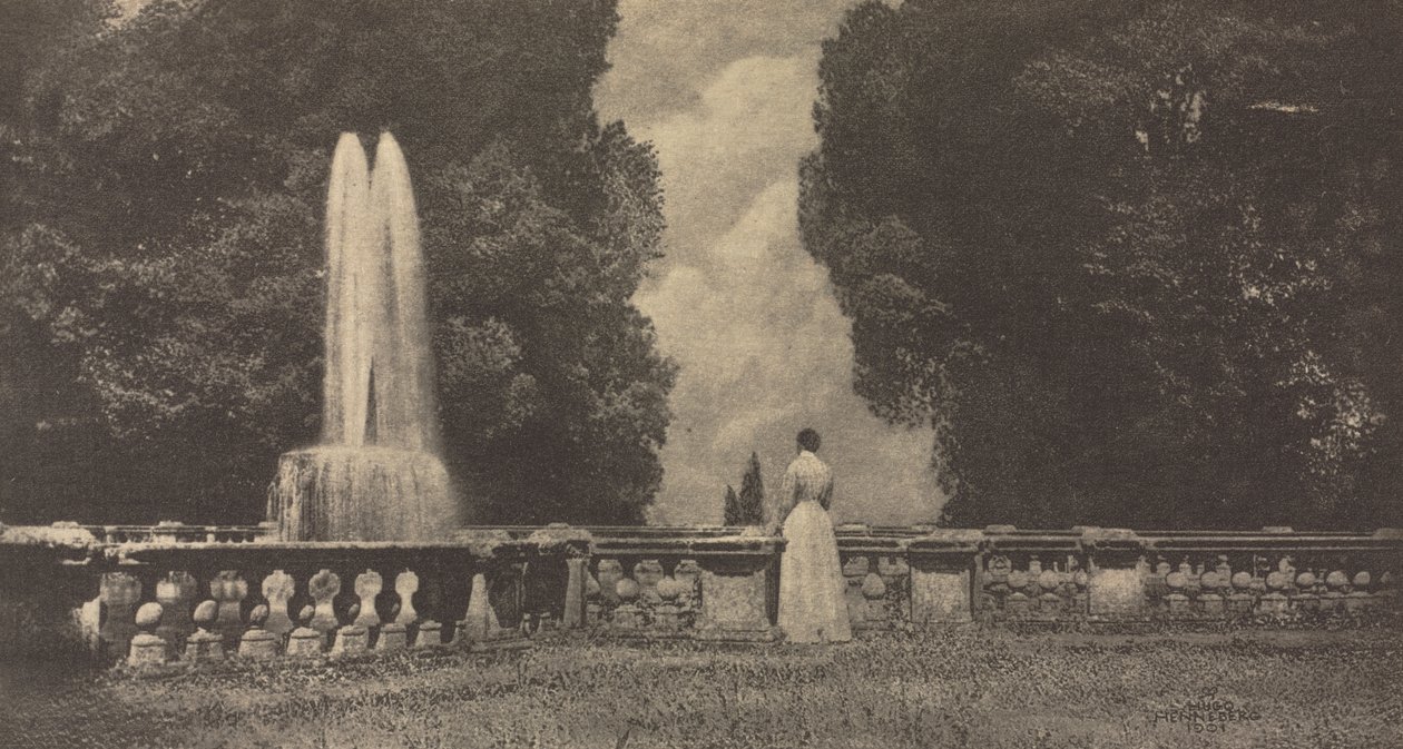Pracovní místnost: Villa Torlonia od Hugo Henneberg