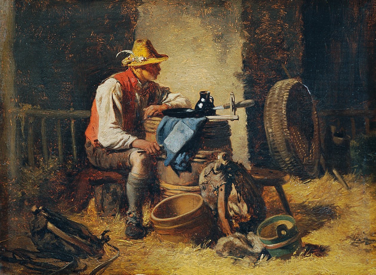 Ve stodole od Hugo Kauffmann