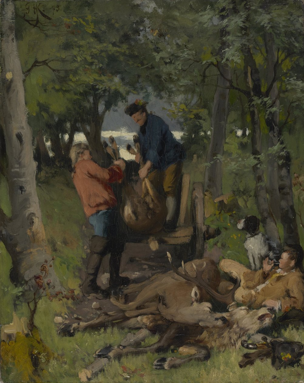 Po lovu od Hugo Kotschenreiter