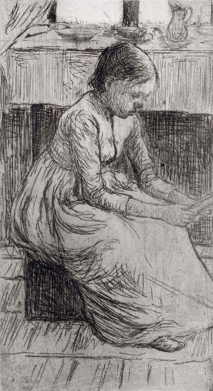 Dívka čtoucí od Hugo Simberg
