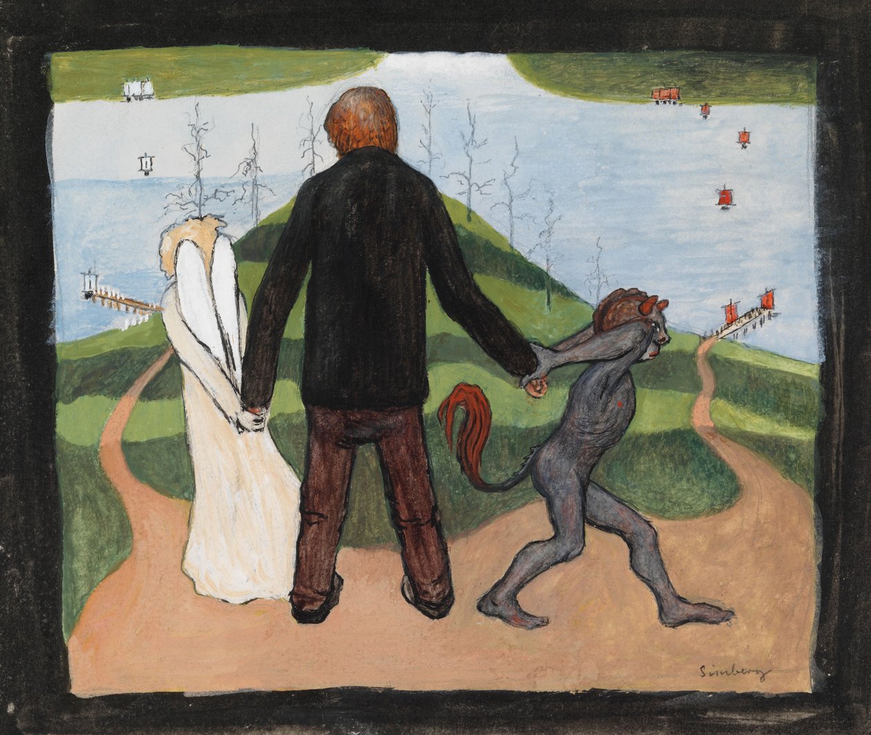 Na rozcestí od Hugo Simberg