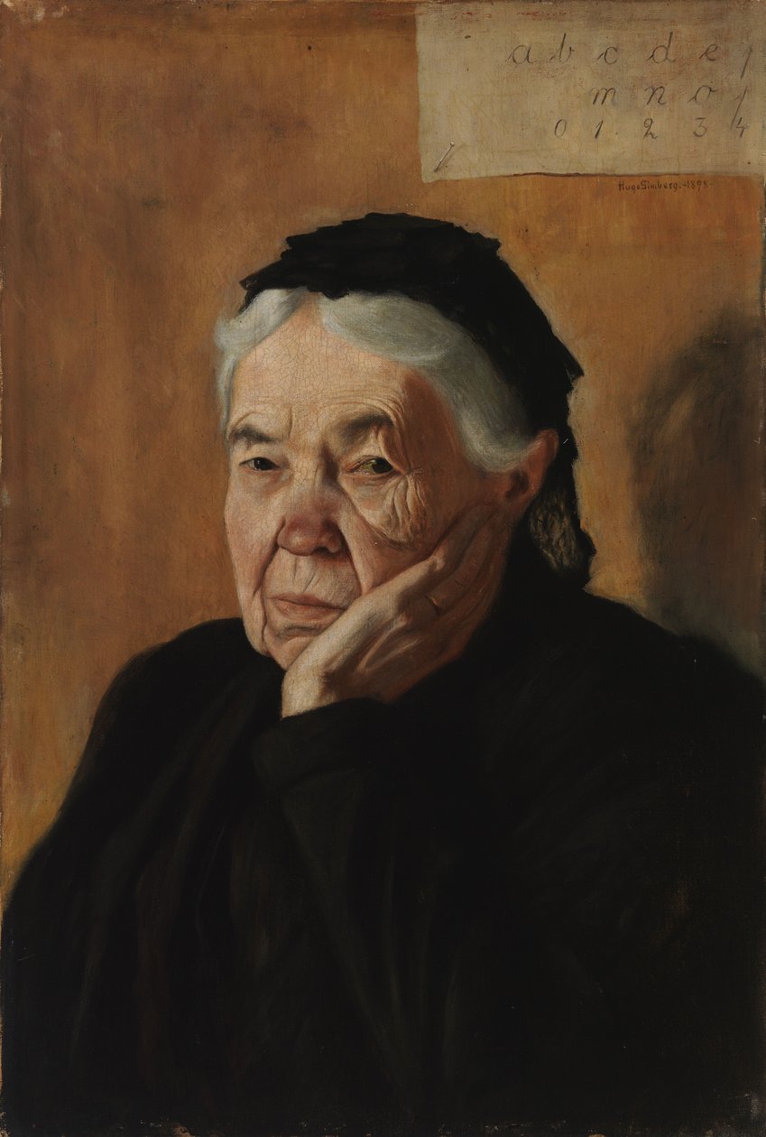 Tetička; umělcova teta od Hugo Simberg