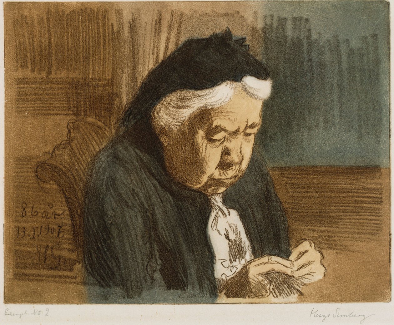 Teta ve věku 86 let od Hugo Simberg