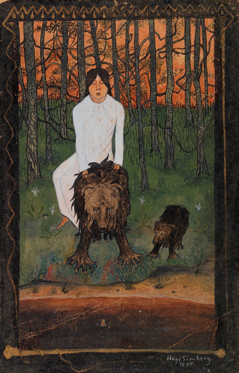 Pohádka I od Hugo Simberg