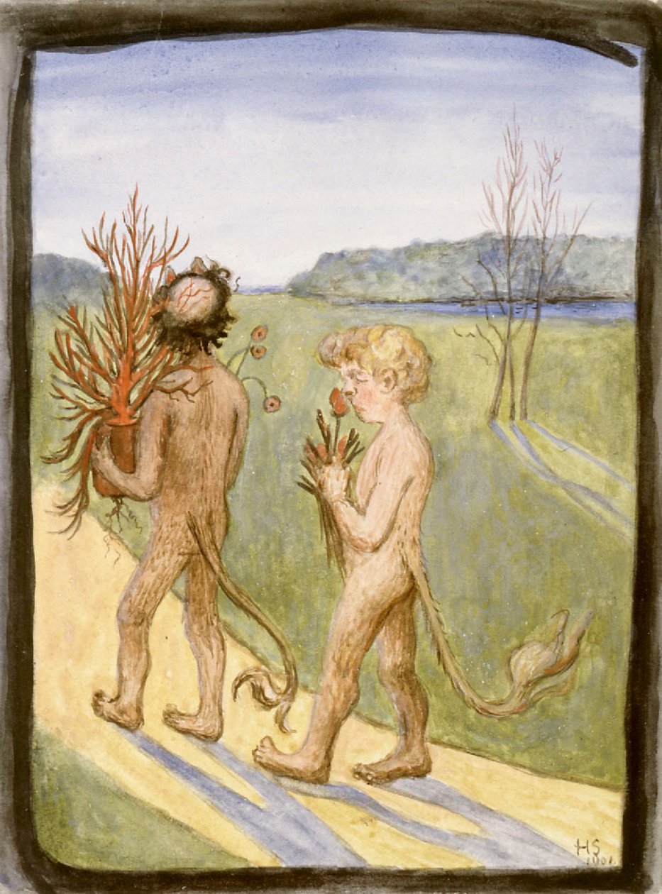 Květiny pro ni od Hugo Simberg