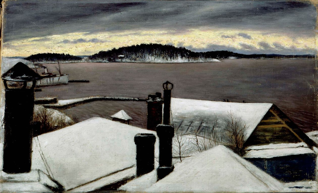 Z Vyborgu od Hugo Simberg