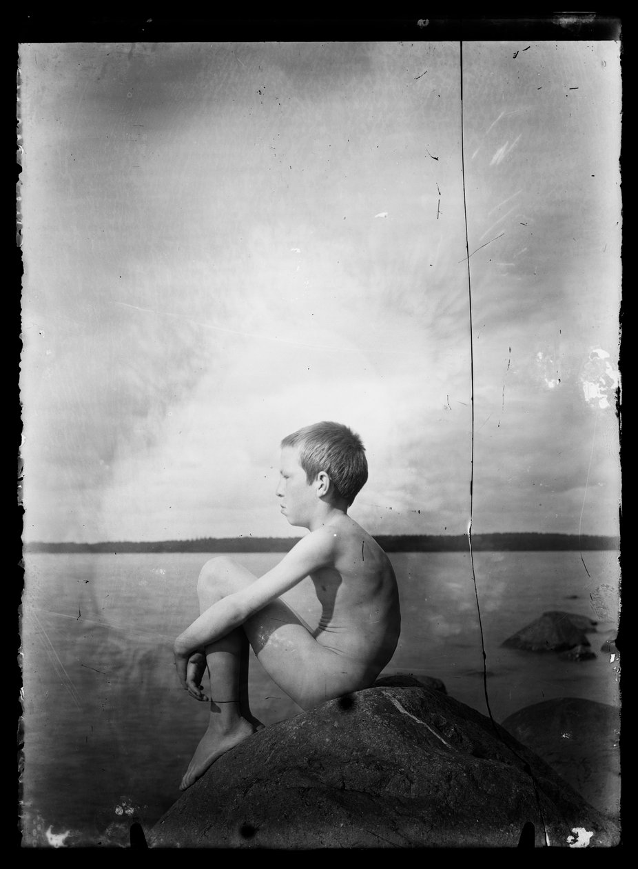 Guido Simberg jako předloha pro obraz Fish Boy ("Námořník") od Hugo Simberg