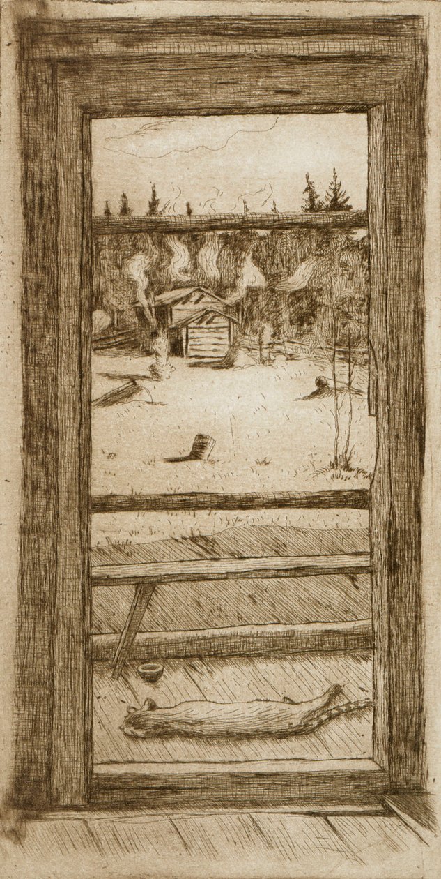 Vytápění sauny od Hugo Simberg