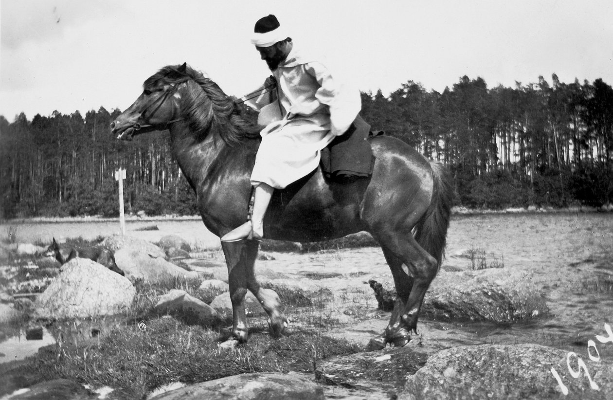Hugo Simberg jako šejk od Hugo Simberg