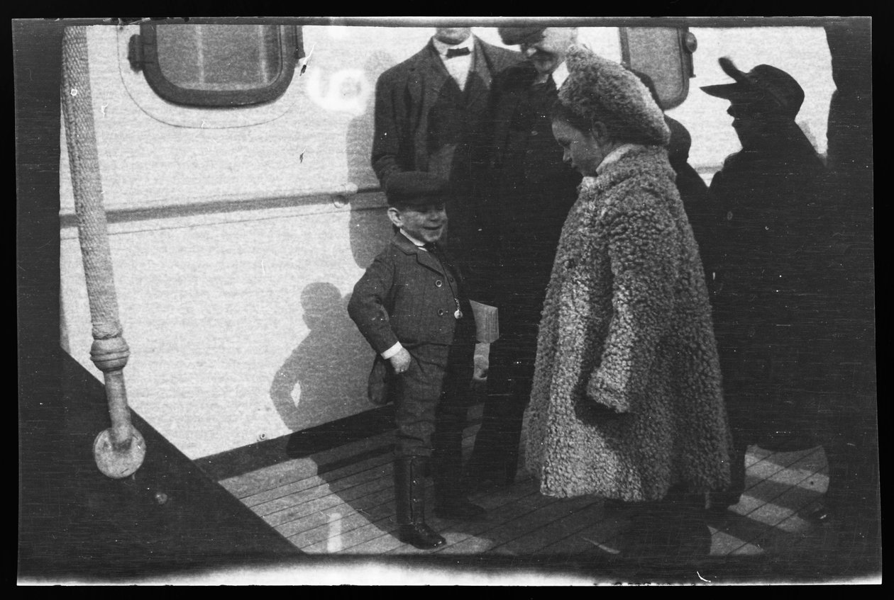 Cestující na lodi RMS Lusitania od Hugo Simberg
