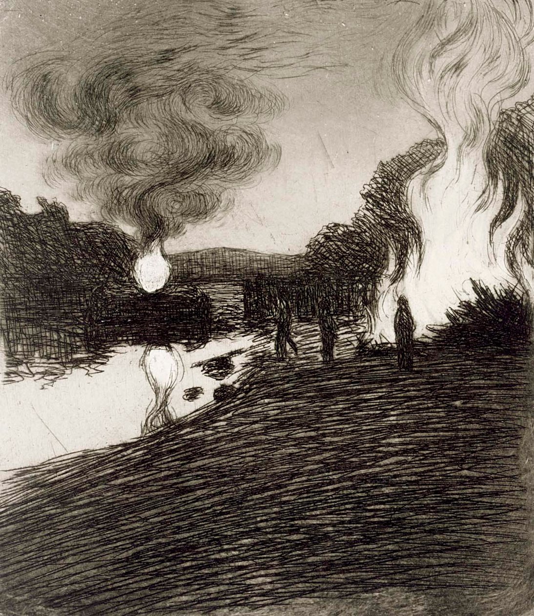 Svatojánské ohně od Hugo Simberg