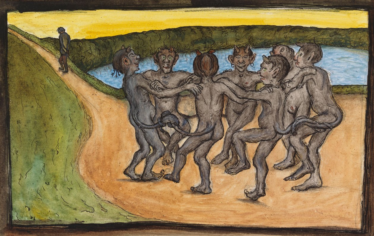 Kruhový tanec od Hugo Simberg